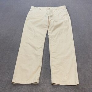 Peter England Mens 35x28 Chino Trousers Super Slim Fit Casual Cotton Pants